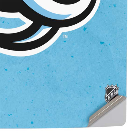 NHL Utah Mammoth Distressed Blue PS5 Pro Console Skin